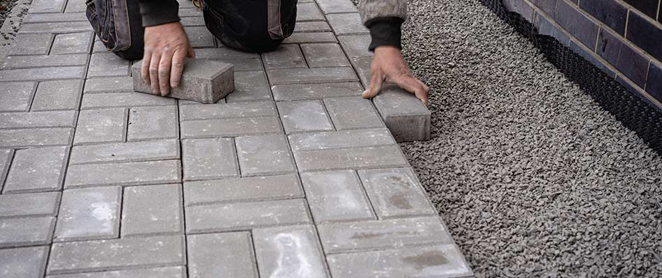 blog concrete pavers being placed